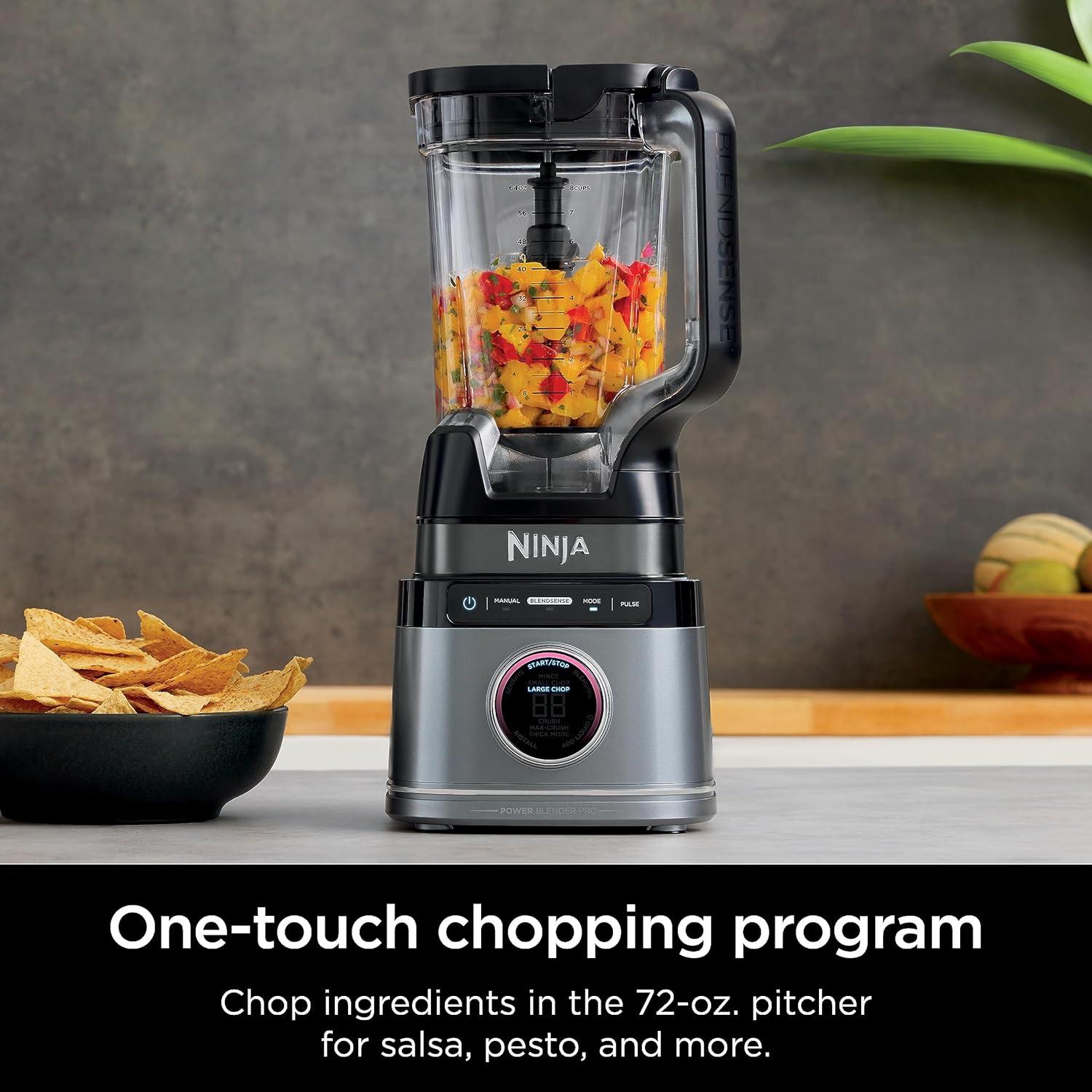 imageNinja TB201C Detect Power Blender Pro BlendSense Technology For Smoothies Shakes amp More 1800 Peak Watts 72 oz Pitcher Blender Black