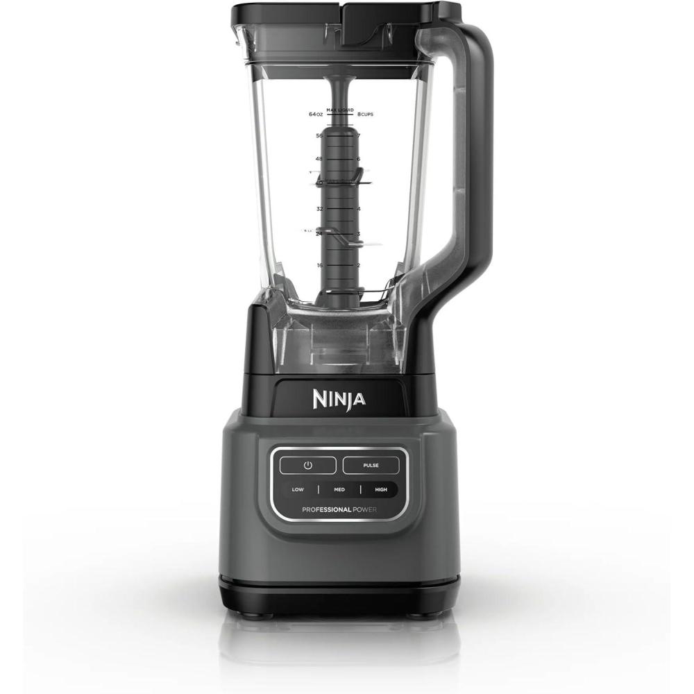 imageNinja Professional 72 Oz Countertop Blender with 1000Watt Base and Total Crushing Technology forSmoothies Ice and Frozen Fruit Black Renewed