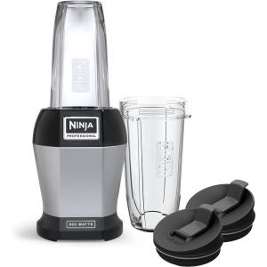 Ninja BL450C, Nutri Pro Personal Blender For Juices, Shakes & Smoothies, 18 and 24 Oz cups, Black/Silver, 900W (Canadian Version)