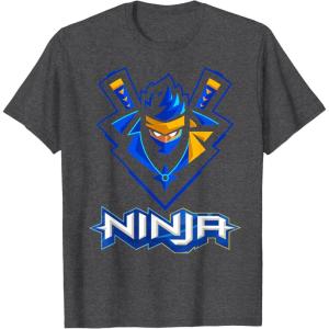 Rea’s Ninja , logo ninja for Fans of the Ninja Lovers T-Shirt(Dark Heather Grey)