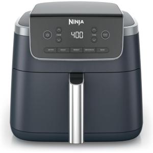 Ninja Air Fryer Pro 5-in-1 | 5 QT Capacity, Air Fry, Bake, Roast, Reheat, and Dehydrate, Air Crisp Technology | Nonstick Basket & Crisper Plate | Cyberspace | AF142BL(Cyberspace)