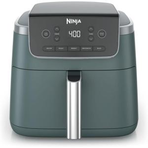 Ninja Air Fryer Pro 5-in-1 | 5 QT Capacity, Air Fry, Bake, Roast, Reheat, and Dehydrate, Air Crisp Technology | Nonstick Basket & Crisper Plate | Cyberspace | AF142BL(Sage)