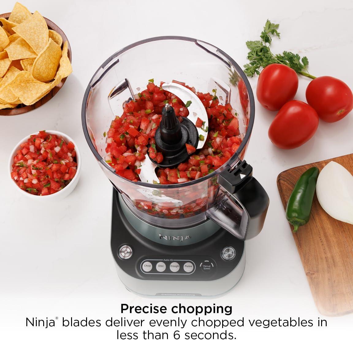 imageNinja 9Cup Food Processor for Kitchen 1000PW motor 9Cup Processing Bowl Multiple Blades and Adjustable Speed for Chopping and Slicing Vegetables Pureeing and Mixing Dough BZ601