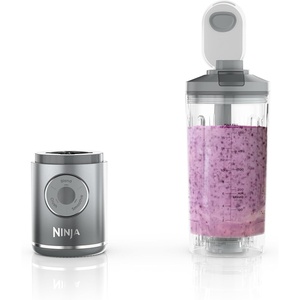 Ninja BC251GY Blast Max Personal Cordless Blender for Smoothies, Blend, Ice Crush, 22 oz. Twist & Go Vessel, Gray – Certified Refurbished(Silver)