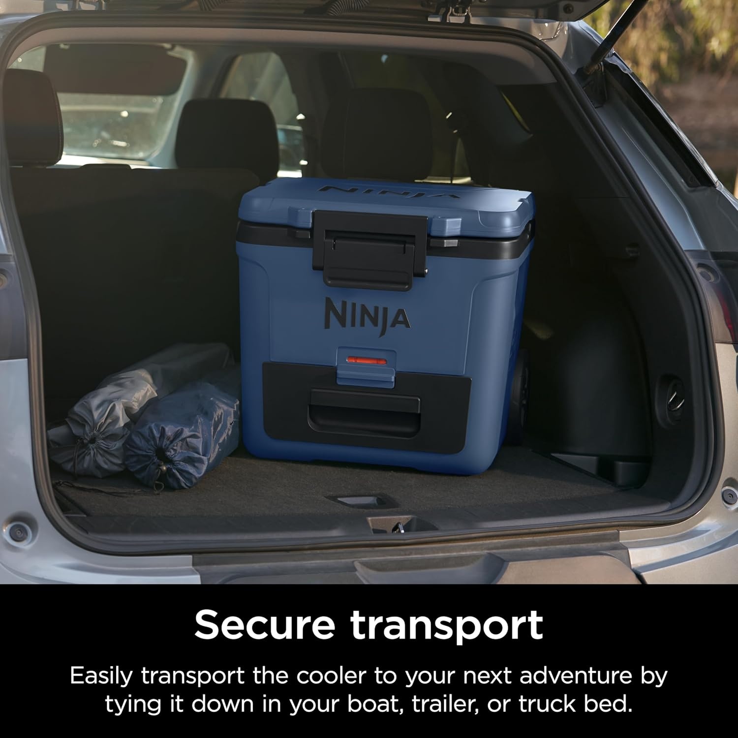 image:imageNinja FrostVault 30QT Cooler with Wheels Insulated with Temp Dry Storage Drawer Keeps Ice Cold for Days for the Beach Camping Picnics amp More Spanish Moss FB230GN1Lakeshore Blue