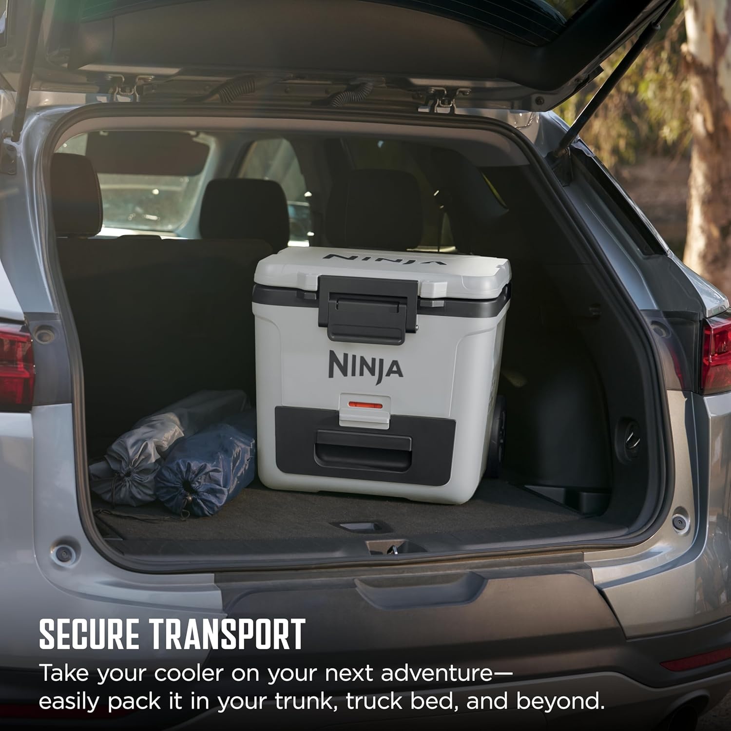 image:imageNinja FrostVault 30QT Cooler with Wheels Insulated with Temp Dry Storage Drawer Keeps Ice Cold for Days for the Beach Camping Picnics amp More Spanish Moss FB230GN1Smokey Mauve