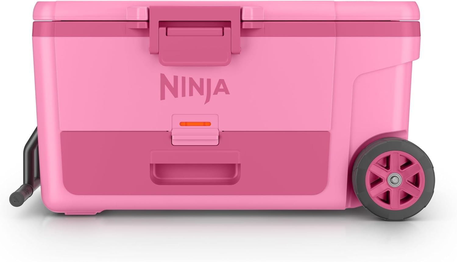image:imageNinja FrostVault 65qt Wheeled Cooler with Cold Dry Zone Integrated FridgeTemp Dry Storage Drawer Premium HeavyDuty Insulated Cooler Keeps Ice Cold for Days Spanish Moss FB265GN1Strawberry Rhubarb
