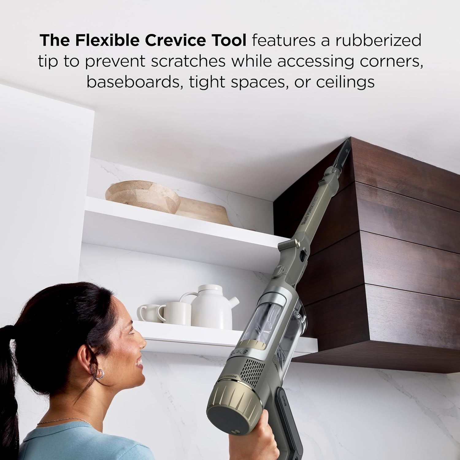 image:imageShark PowerDetect Pet Plus Clean amp Empty Cordless Stick Vacuum amp AutoEmpty System Powerful Suction HEPA Carpet amp Hard Floor Portable Stick Vacuum for Pet Hair 70Min Runtime Gray IP3253PowerDetect w AutoEmpty Premium