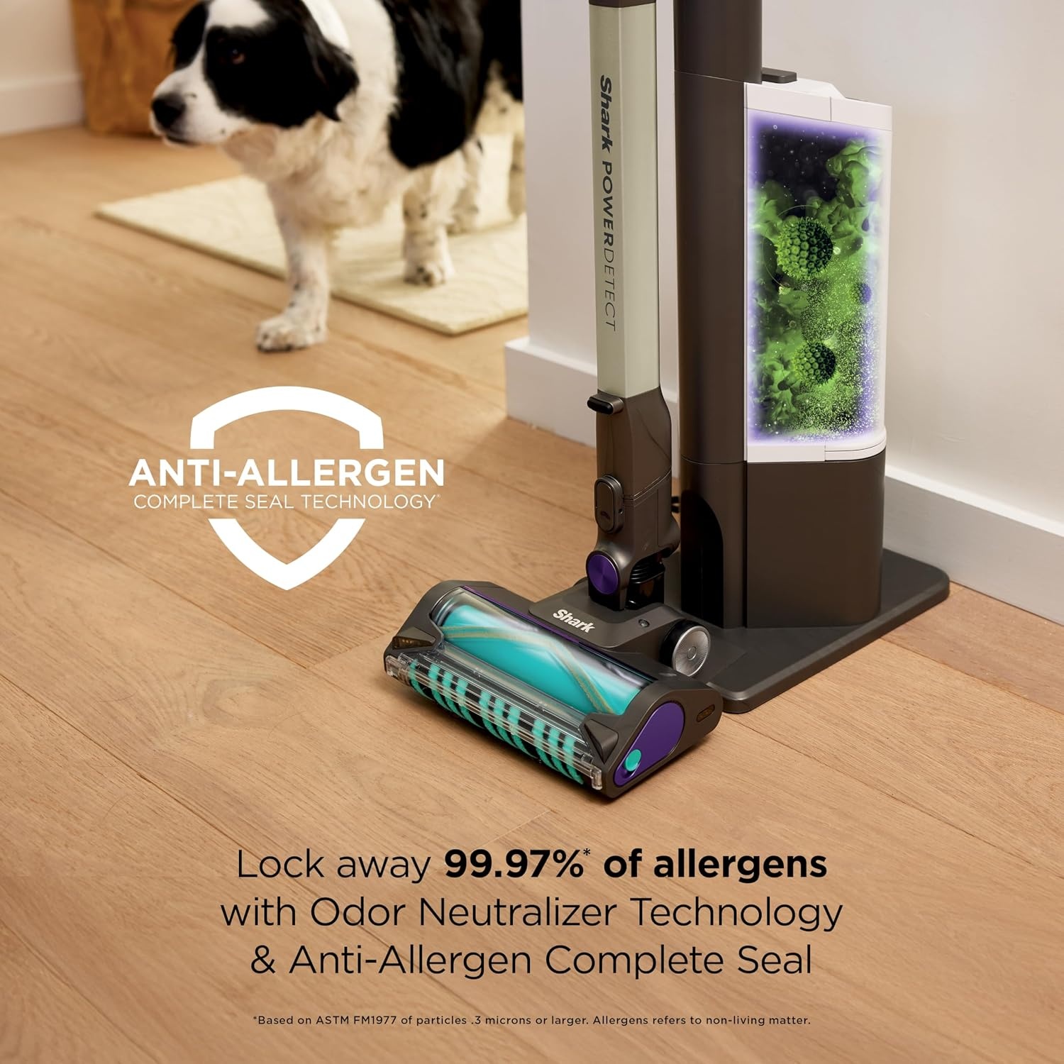 image:imageShark PowerDetect Pet Plus Clean amp Empty Cordless Stick Vacuum amp AutoEmpty System Powerful Suction HEPA Carpet amp Hard Floor Portable Stick Vacuum for Pet Hair 70Min Runtime Gray IP3253PowerDetect w AutoEmpty Essential