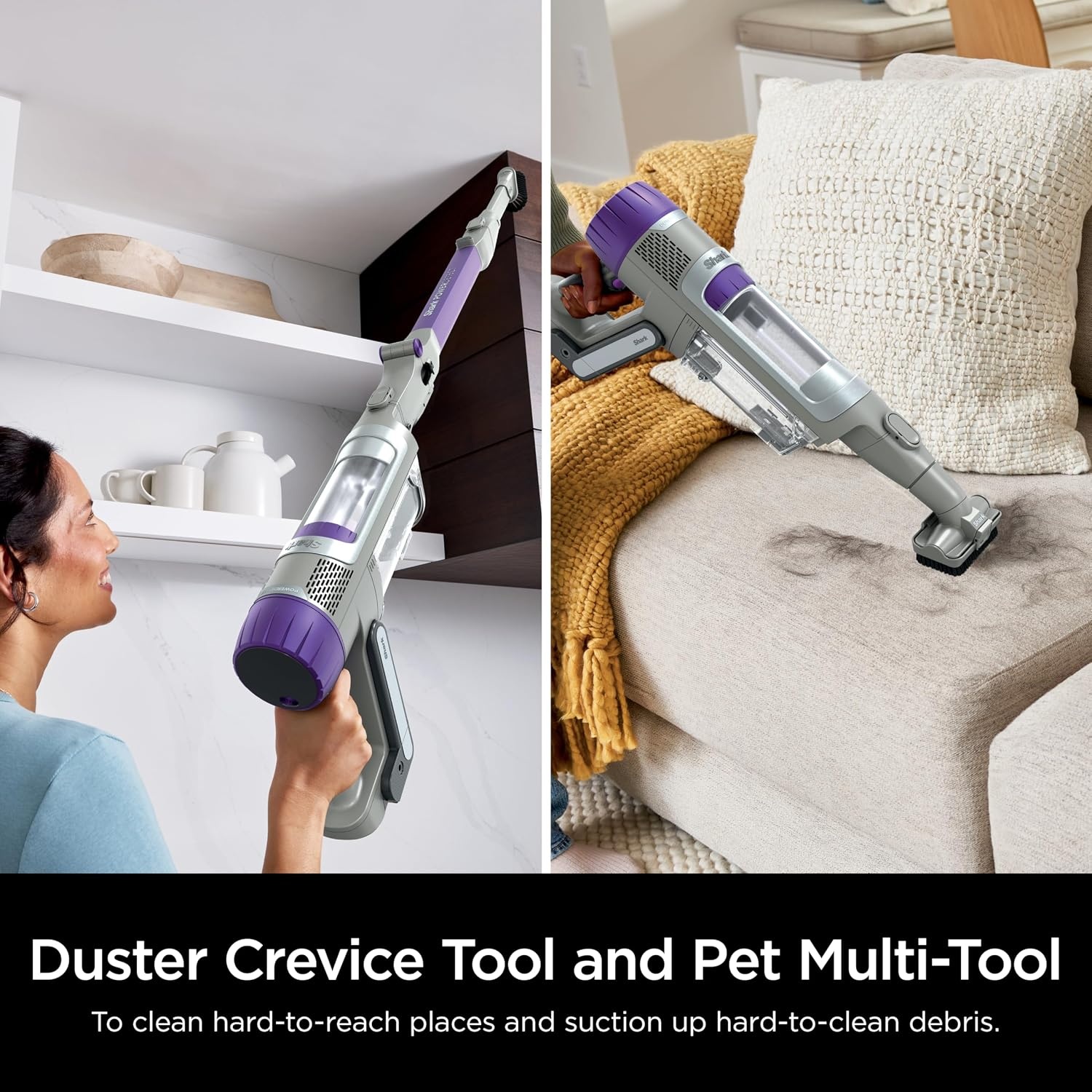 image:imageShark PowerDetect Pet Plus Clean amp Empty Cordless Stick Vacuum amp AutoEmpty System Powerful Suction HEPA Carpet amp Hard Floor Portable Stick Vacuum for Pet Hair 70Min Runtime Gray IP3253PowerDetect Essential
