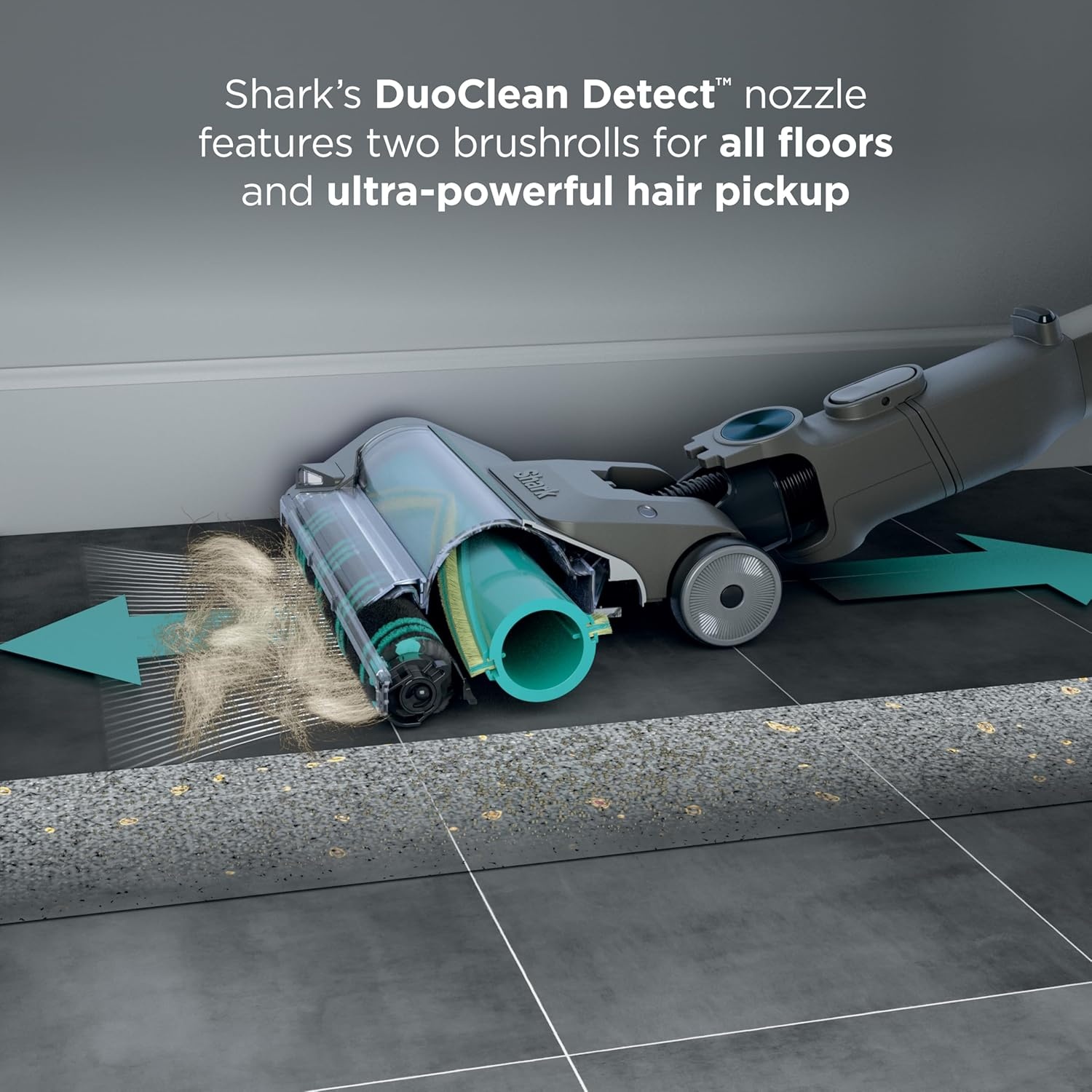 image:imageShark PowerDetect Pet Plus Clean amp Empty Cordless Stick Vacuum amp AutoEmpty System Powerful Suction HEPA Carpet amp Hard Floor Portable Stick Vacuum for Pet Hair 70Min Runtime Gray IP3253PowerDetect Premium
