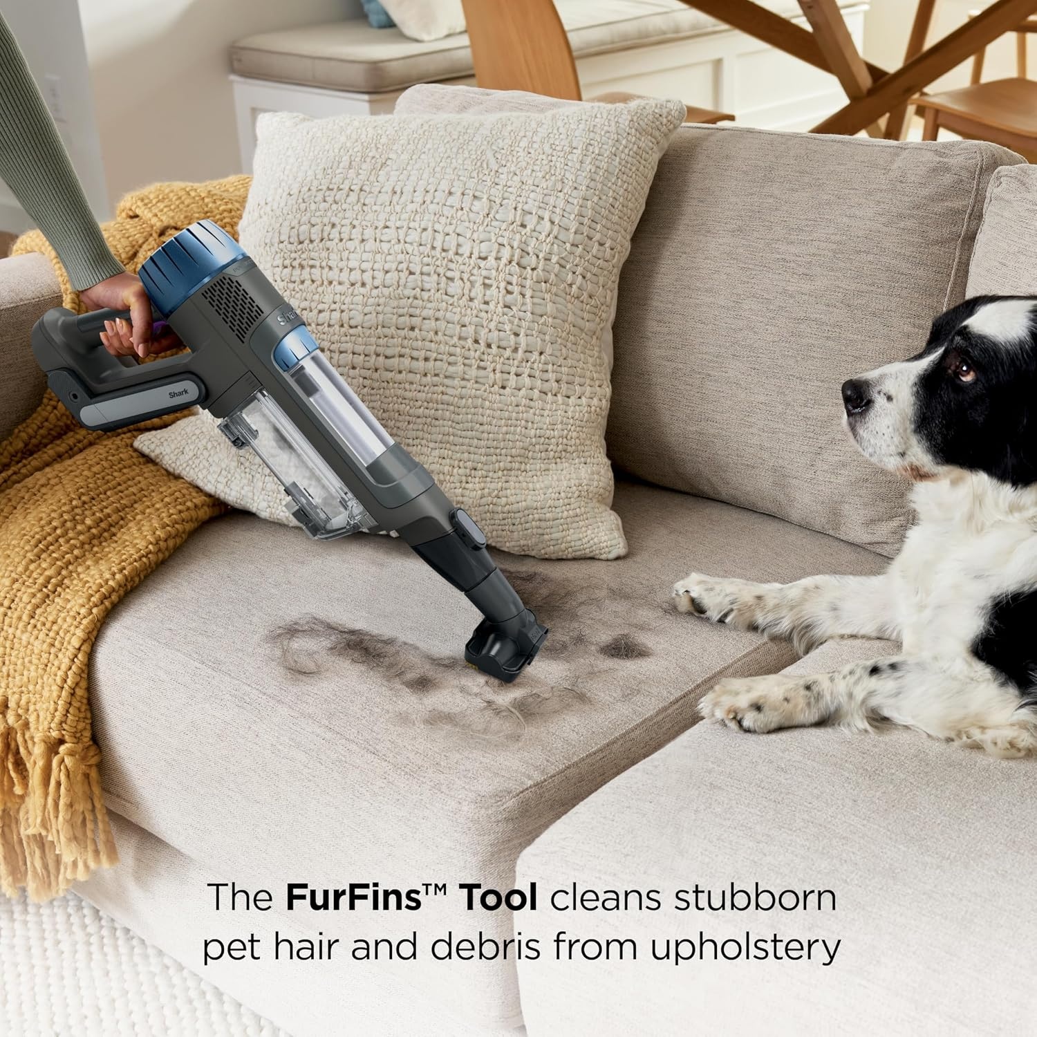 image:imageShark PowerDetect Pet Plus Clean amp Empty Cordless Stick Vacuum amp AutoEmpty System Powerful Suction HEPA Carpet amp Hard Floor Portable Stick Vacuum for Pet Hair 70Min Runtime Gray IP3253PowerDetect Premium