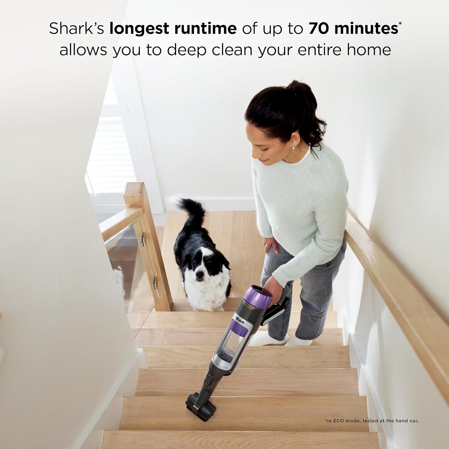 image:imageShark PowerDetect Pet Plus Clean amp Empty Cordless Stick Vacuum amp AutoEmpty System Powerful Suction HEPA Carpet amp Hard Floor Portable Stick Vacuum for Pet Hair 70Min Runtime Gray IP3253PowerDetect w AutoEmpty Essential