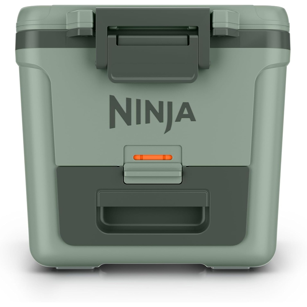 image:imageNinja FrostVault 30QT Cooler with Wheels Insulated with Temp Dry Storage Drawer Keeps Ice Cold for Days for the Beach Camping Picnics amp More Spanish Moss FB230GN1Spanish Moss