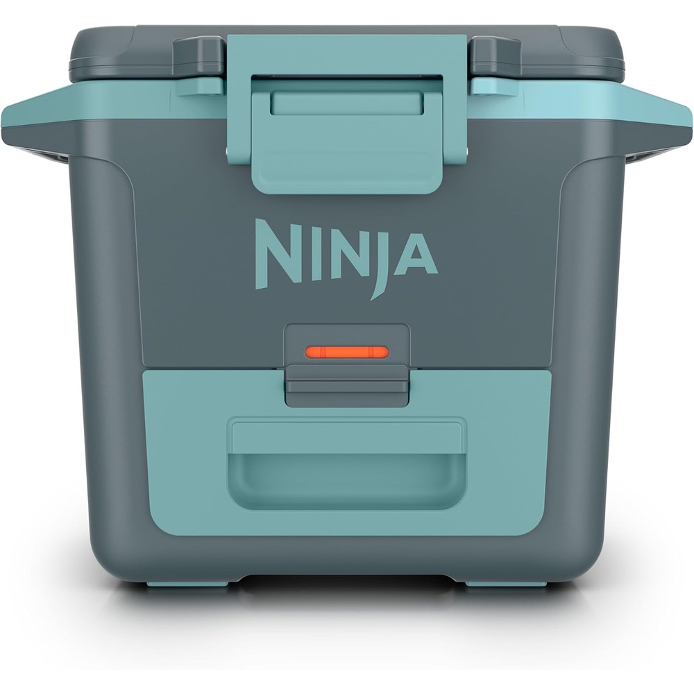 image:imageNinja FrostVault 50qt Hard Cooler with Dry Zone  Integrated FridgeTemp Dry Storage Drawer  Premium HeavyDuty Insulated Cooler  Keeps Ice Cold for Days  Spanish Moss  FB151GN1Halocline Green