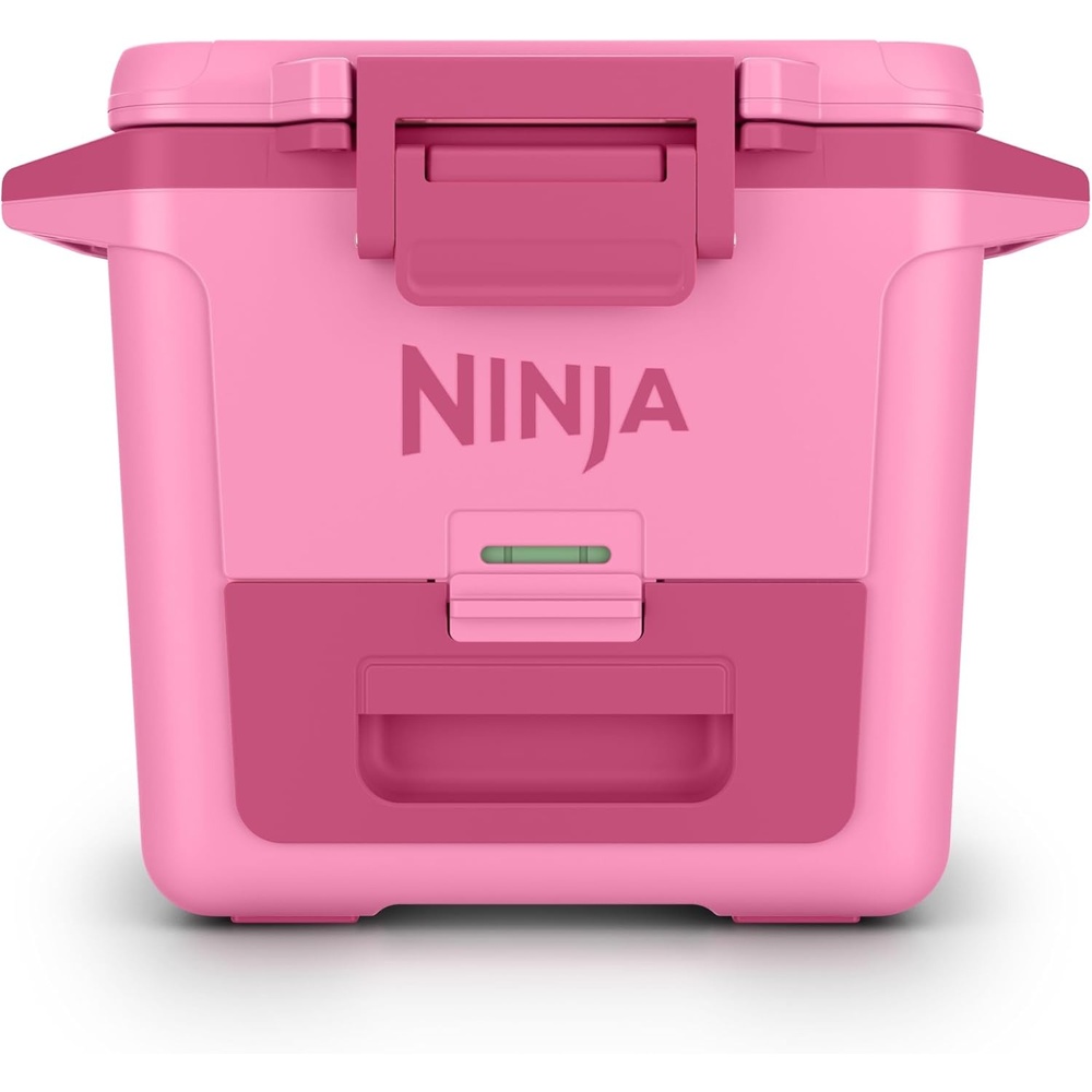 image:imageNinja FrostVault 50qt Hard Cooler with Dry Zone  Integrated FridgeTemp Dry Storage Drawer  Premium HeavyDuty Insulated Cooler  Keeps Ice Cold for Days  Spanish Moss  FB151GN1Strawberry Rhubarb