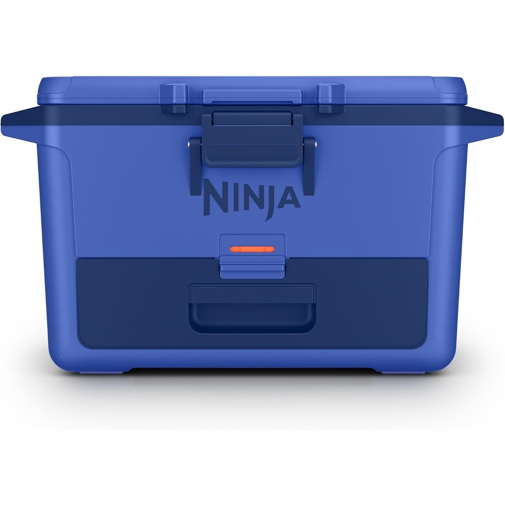 image:imageNinja FrostVault 50qt Hard Cooler with Dry Zone  Integrated FridgeTemp Dry Storage Drawer  Premium HeavyDuty Insulated Cooler  Keeps Ice Cold for Days  Spanish Moss  FB151GN1Luminous Blue