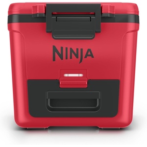 Ninja | FrostVault 30QT Cooler with Wheels | Insulated with Temp Dry Storage Drawer | Keeps Ice Cold for Days | for the Beach, Camping, Picnics & More | Spanish Moss | FB230GN1(True Red)