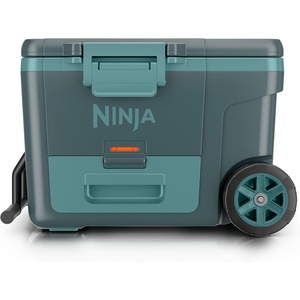 Ninja FrostVault | 65qt Wheeled Cooler with Cold Dry Zone | Integrated Fridge-Temp Dry Storage Drawer | Premium Heavy-Duty Insulated Cooler | Keeps Ice Cold for Days | Spanish Moss | FB265GN1(Halocline Green)