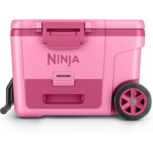 Ninja FrostVault | 65qt Wheeled Cooler with Cold Dry Zone | Integrated Fridge-Temp Dry Storage Drawer | Premium Heavy-Duty Insulated Cooler | Keeps Ice Cold for Days | Spanish Moss | FB265GN1(Strawberry Rhubarb)