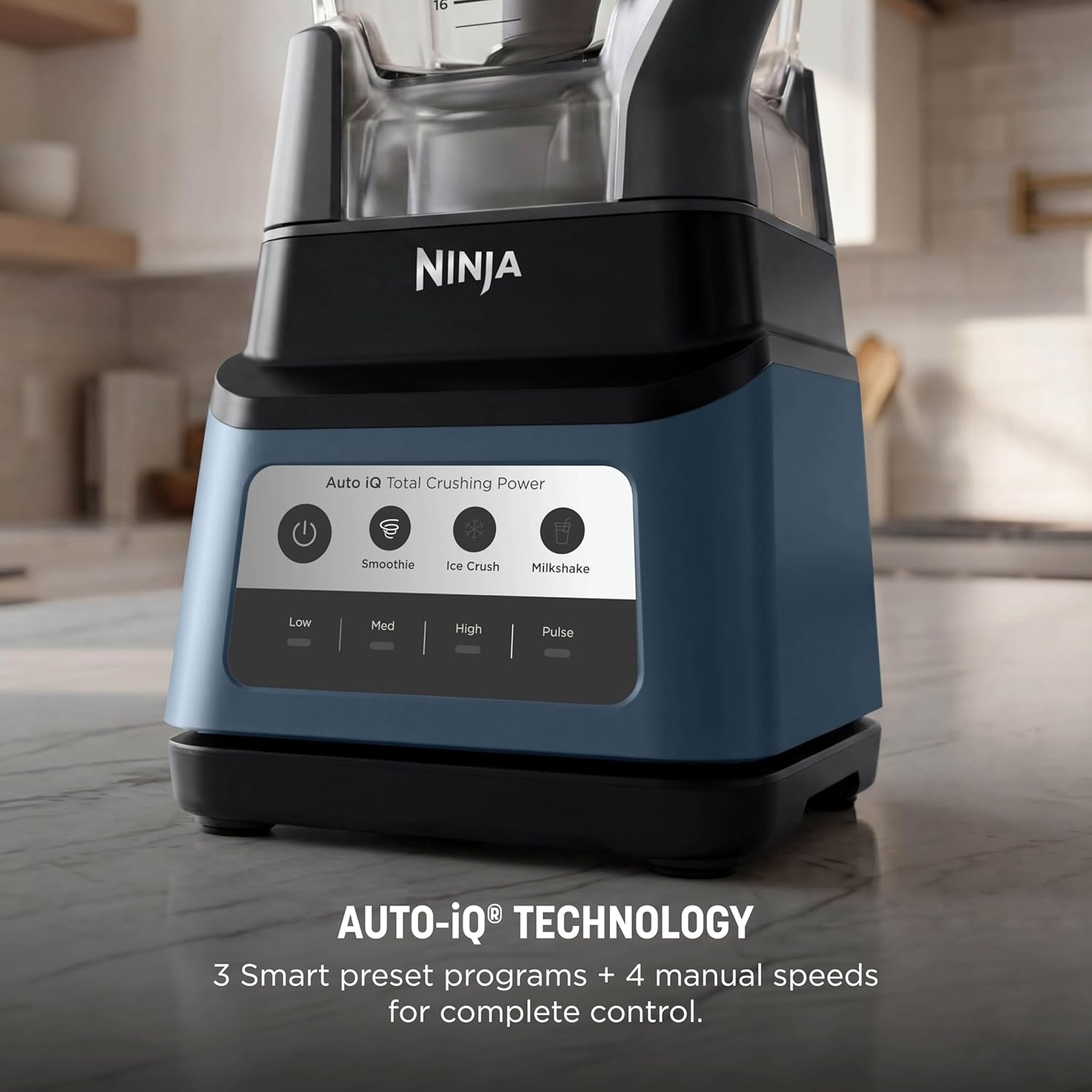 image:imageNinja Professional Plus Kitchen System Premier 3in1 System I Food Processor Blender Mixer Vegetable Chopper Auto IQ Tech I 1400W 72oz Pitcher 64oz Bowl 2 ToGo Cups Red BN801RD1BRNProfessional Plus Blender Premier