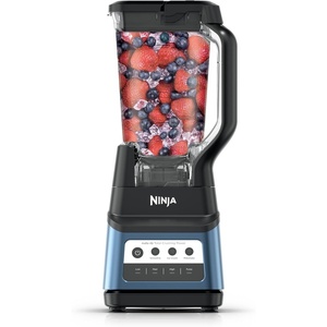 Ninja Professional Plus Kitchen System Premier | 3-in-1 System I Food Processor, Blender, Mixer, Vegetable Chopper | Auto IQ Tech I 1400W | 72oz Pitcher, 64oz Bowl, 2 To-Go Cups | Red | BN801RD1BRN(Professional Plus Blender Premier)