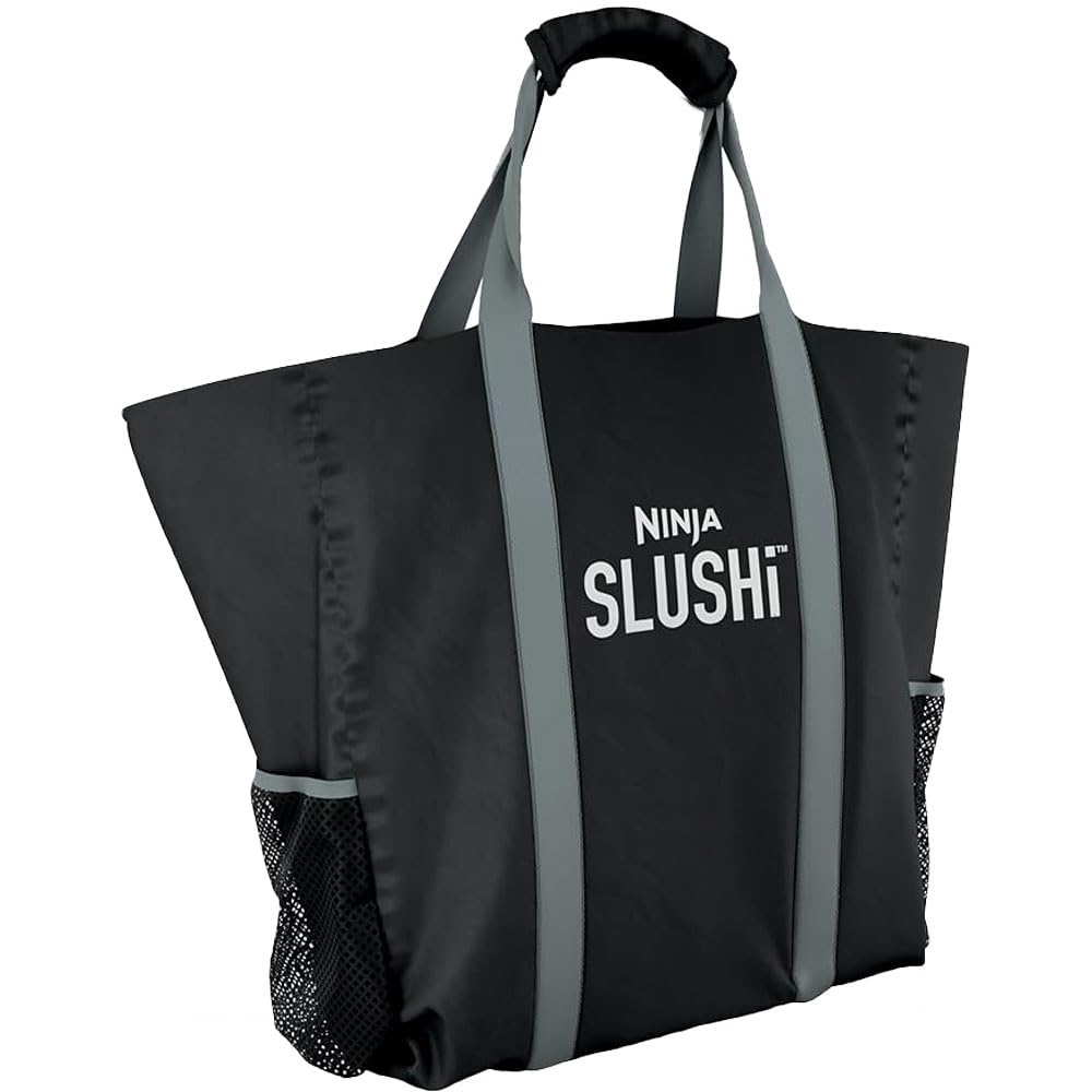 image:imageNinja FS301 SLUSHi 88 oz Frozen Drink amp Slushie Machine Renewed Bundle with Ninja SLUSHi Travel Party Tote Black 1 Year Extended Protection Pack72 oz 3 Presets Ninja Tote