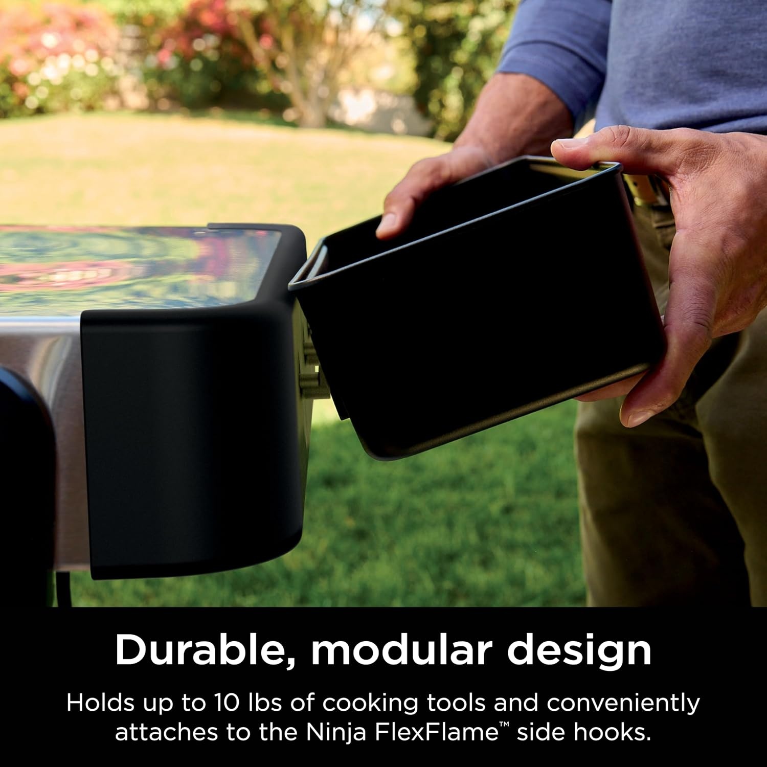 image:imageNinja FlexFlame Upgrades Storage Caddy Holds Up to 10lbs of Spices Rubs amp Cooking Utensils Durable Modular Design Extra Storage Space Compatible with PG300 Series XSKSTRGCADDY
