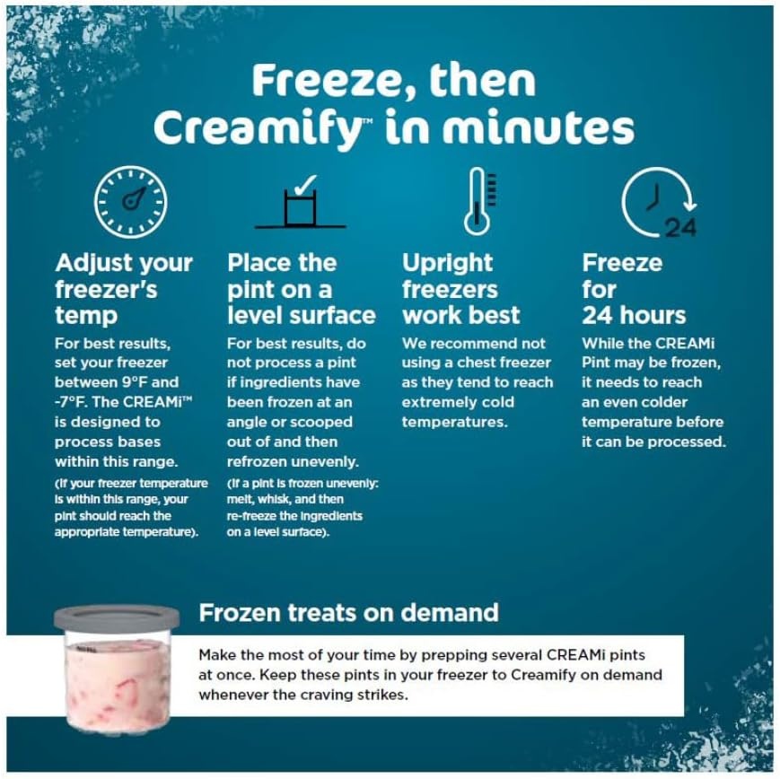 image:imageNinja CREAMi Deluxe 11in1 Ice Cream and Frozen Treat Maker for Ice Cream Sorbet Frozen Drinks amp More with 2 XL Family Size Pint Containers NC501C Canadian VersionCanadian Version