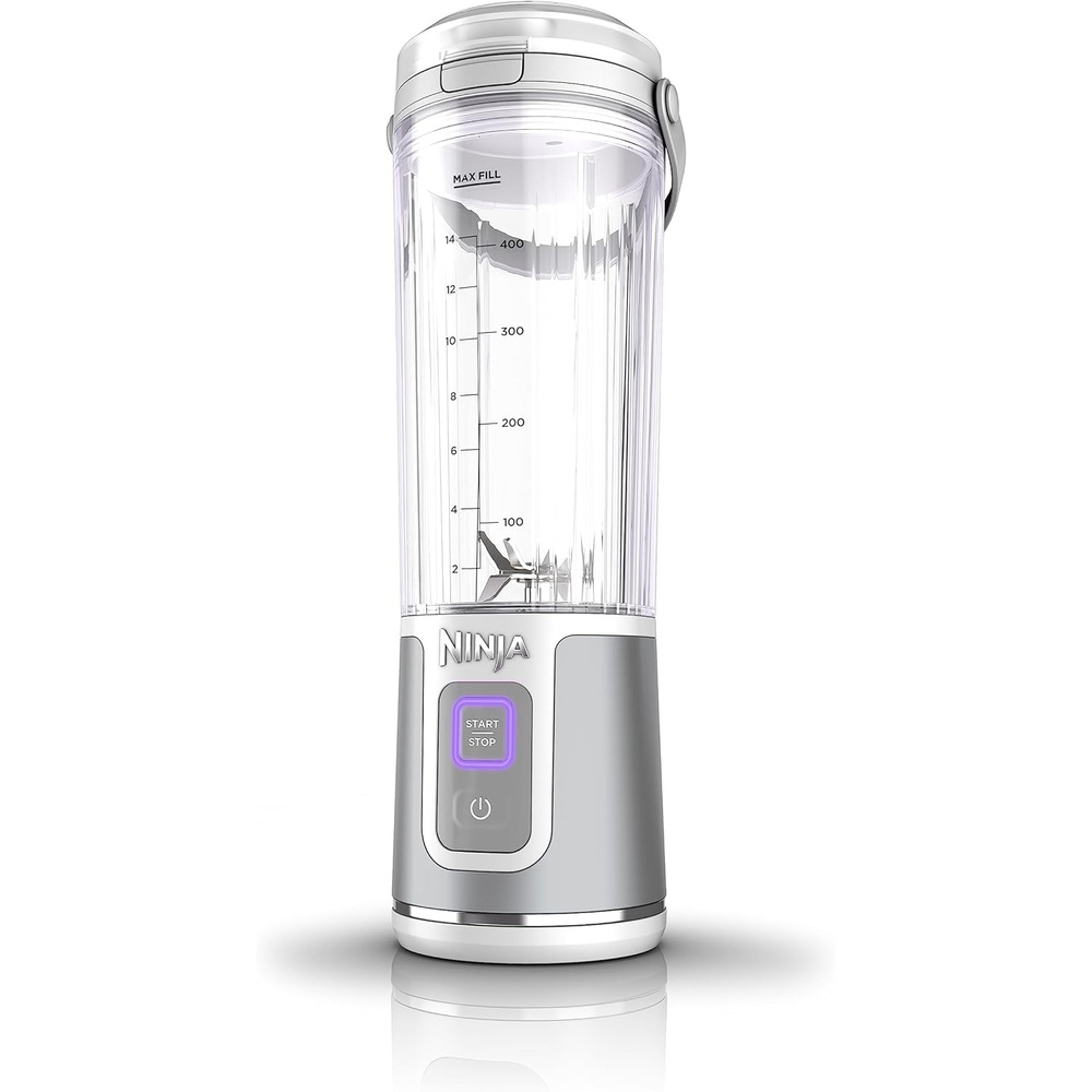 image:imageNinja Blast Portable Blender Cordless 18oz Vessel Personal Blender for Shakes amp Smoothies BPA Free Leakproof Lid USBC Rechargeable Black BC151BKC Canadian VersionBlue White