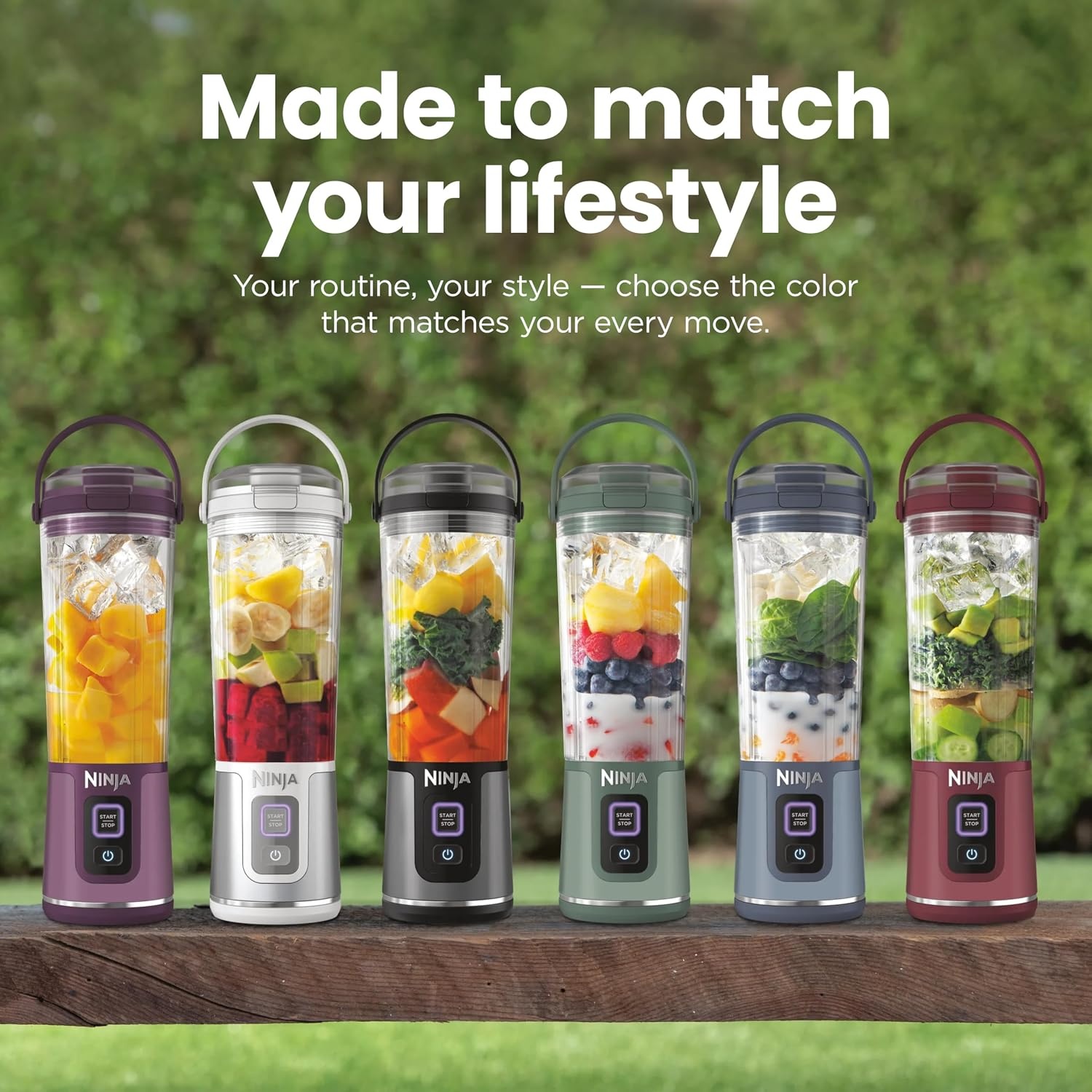 image:imageNinja Blast Portable Blender Cordless 18oz Vessel Personal Blender ForShakes and Smoothies BPA Free LeakproofLid and Sip Spout USBC Rechargeable Dishwasher Safe Tinted Lavender BC151LDBlack