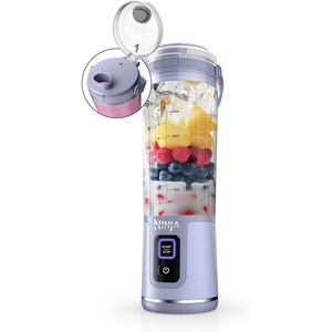 Ninja Blast Portable Blender, Cordless, 18oz. Vessel, Personal Blender For-Shakes and Smoothies, BPA Free, Leakproof-Lid and Sip Spout, USB-C Rechargeable, Dishwasher Safe, Tinted Lavender, BC151LD(Muted Lavender)