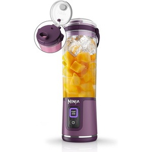 Ninja Blast Portable Blender, Cordless, 18oz. Vessel, Personal Blender For-Shakes and Smoothies, BPA Free, Leakproof-Lid and Sip Spout, USB-C Rechargeable, Dishwasher Safe, Tinted Lavender, BC151LD(Passion Fruit)