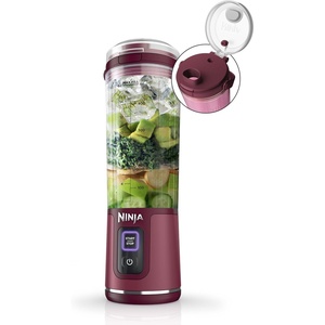 Ninja Blast Portable Blender, Cordless, 18oz. Vessel, Personal Blender For-Shakes and Smoothies, BPA Free, Leakproof-Lid and Sip Spout, USB-C Rechargeable, Dishwasher Safe, Tinted Lavender, BC151LD(Cranberry)
