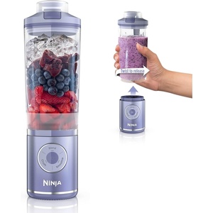 Ninja Blast Max, Portable Blender + Twist & Go, Personal Smoothie, Blend, Ice Crush, 3 Programs, Cordless, 22oz removable Vessel, Dishwasher Safe, Leakproof, Blue Raspberry, BC251BL2(Lavender)