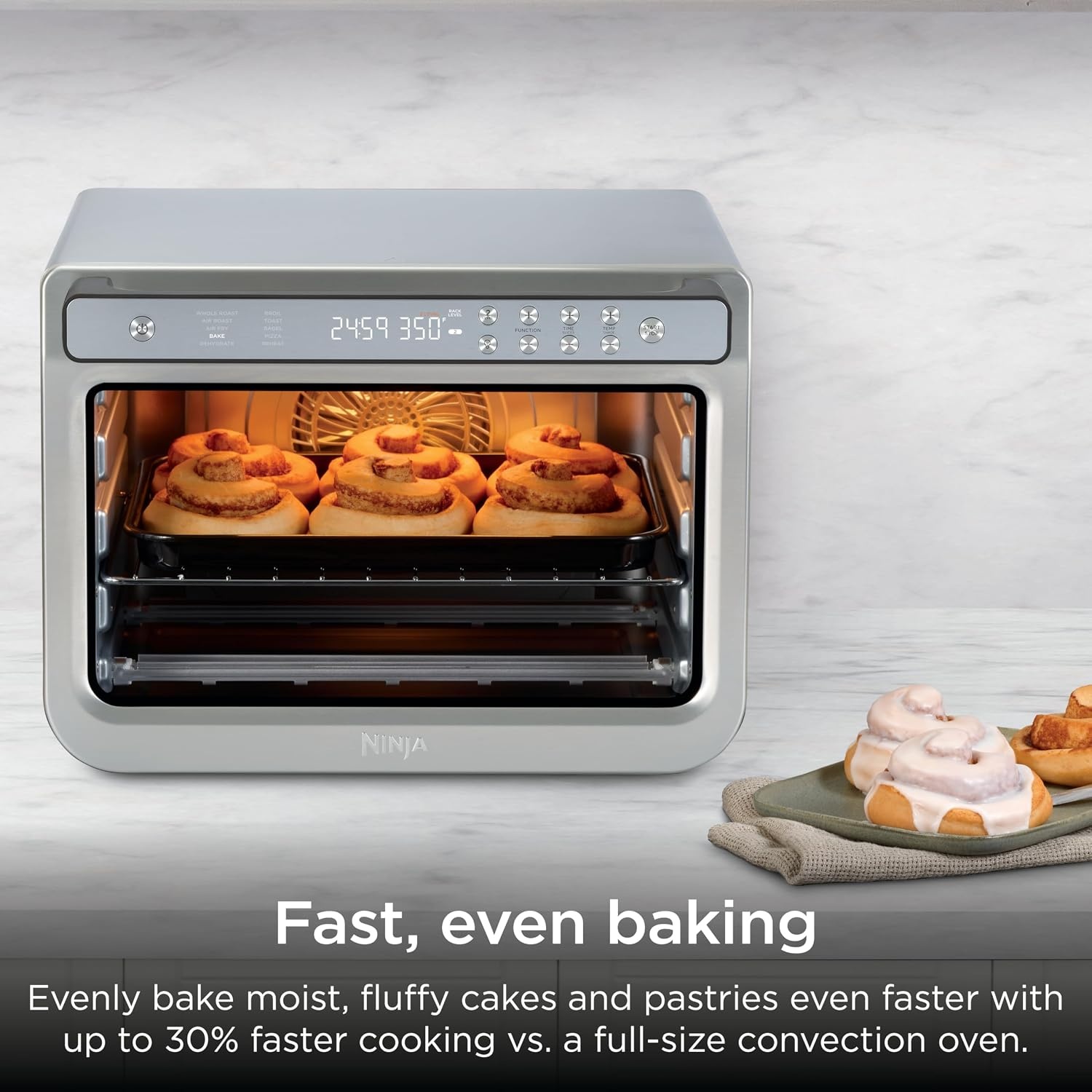 image:imageNinja Double Oven Pro Smart XL 12in1 Thermometer Silver DCT87110in1 XL Prestige