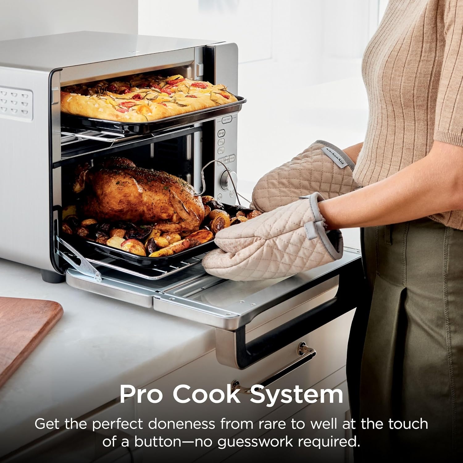 image:imageNinja Double Oven Pro Smart XL 12in1 Thermometer Silver DCT87112in1 Prestige