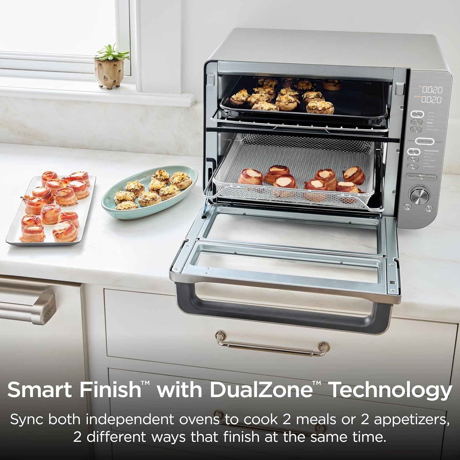 image:imageNinja Double Oven Pro Smart XL 12in1 Thermometer Silver DCT87112in1 Prestige