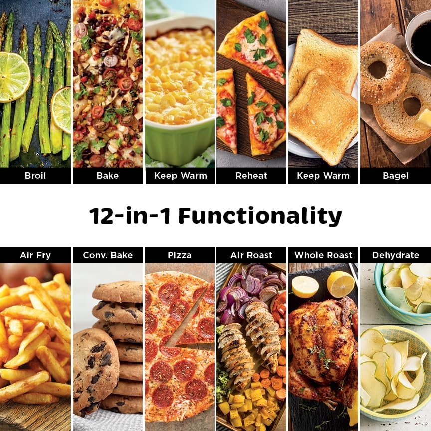 image:imageNinja Double Oven Pro Smart XL 12in1 Thermometer Silver DCT87112in1 w Flexdoor