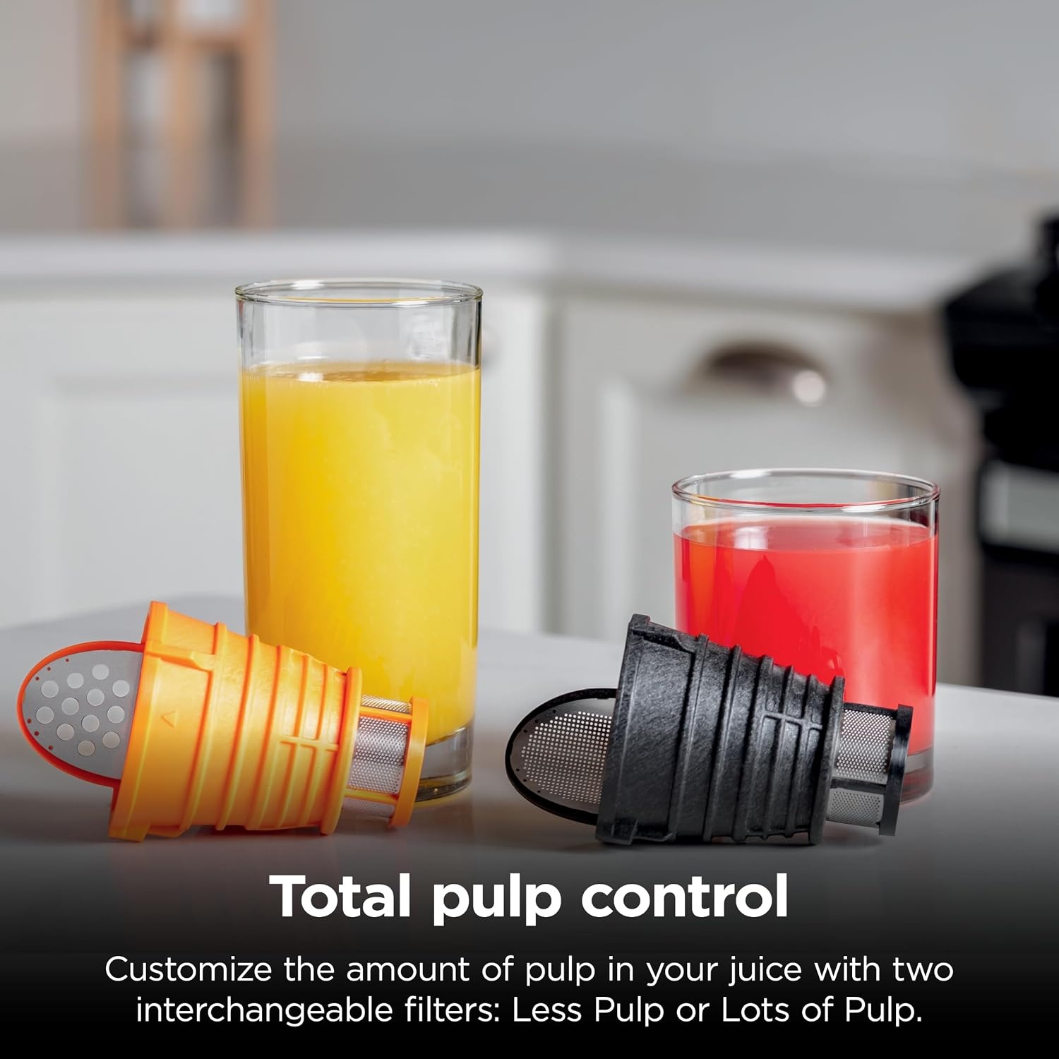 image:imageNinja NeverClog 3in1 Juicer Slicer amp Shredder 32oz Vessel JC152CharcoalShredder