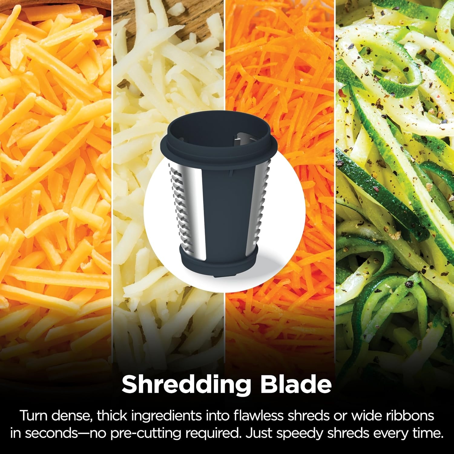 image:imageNinja NeverClog 3in1 Juicer Slicer amp Shredder 32oz Vessel JC152CharcoalShredder