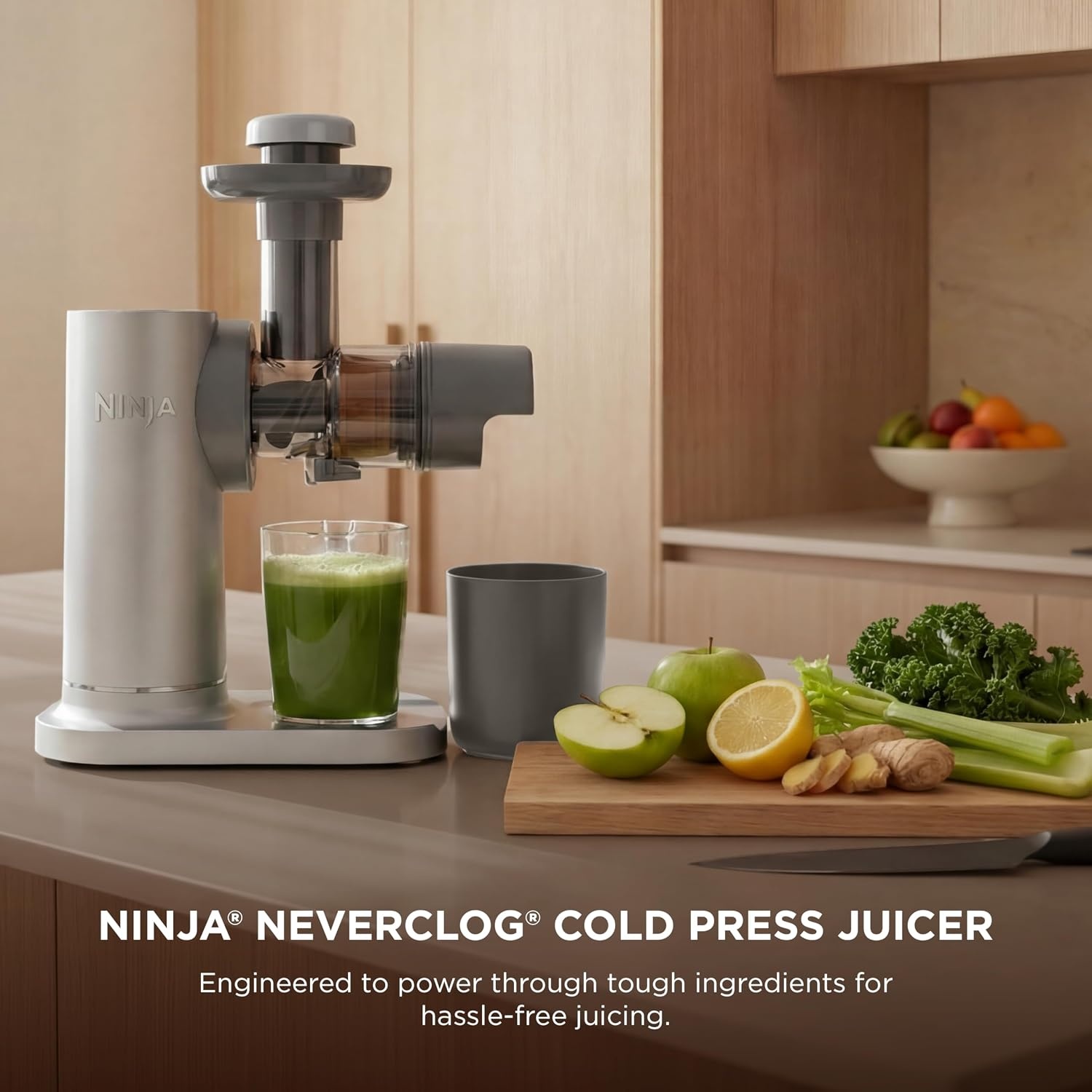 image:imageNinja NeverClog 3in1 Juicer Slicer amp Shredder 32oz Vessel JC152Gray