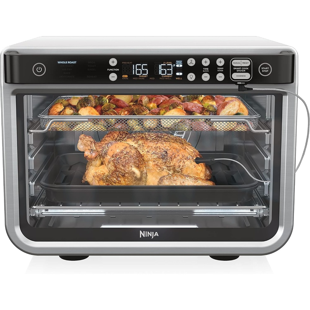 image:imageNinja Double Oven Pro Smart XL 12in1 Thermometer Silver DCT87110in1