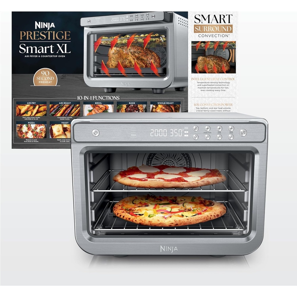 image:imageNinja Double Oven Pro Smart XL 12in1 Thermometer Silver DCT87110in1 XL Prestige