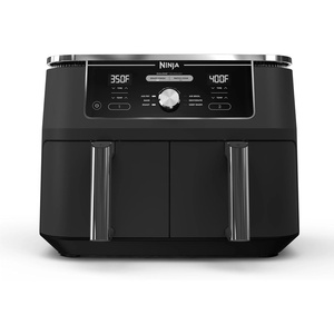 Ninja DualZone Air Fryer, 8 Qt, 6-in-1, Grey, DZ801(10-QT & DualZone (Grey))