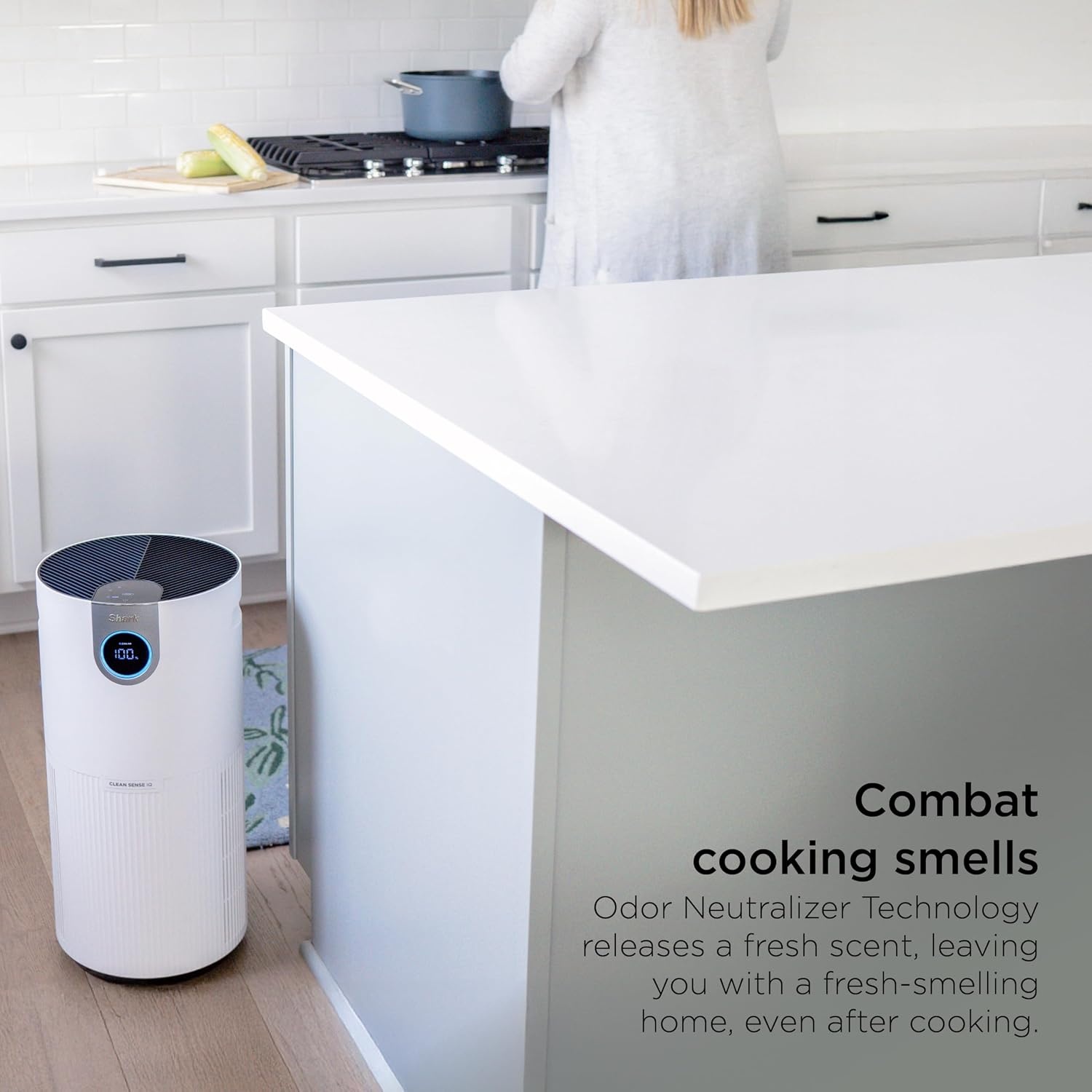 image:imageShark Clean Sense Air Purifier Max HP201 White1200 sq ft