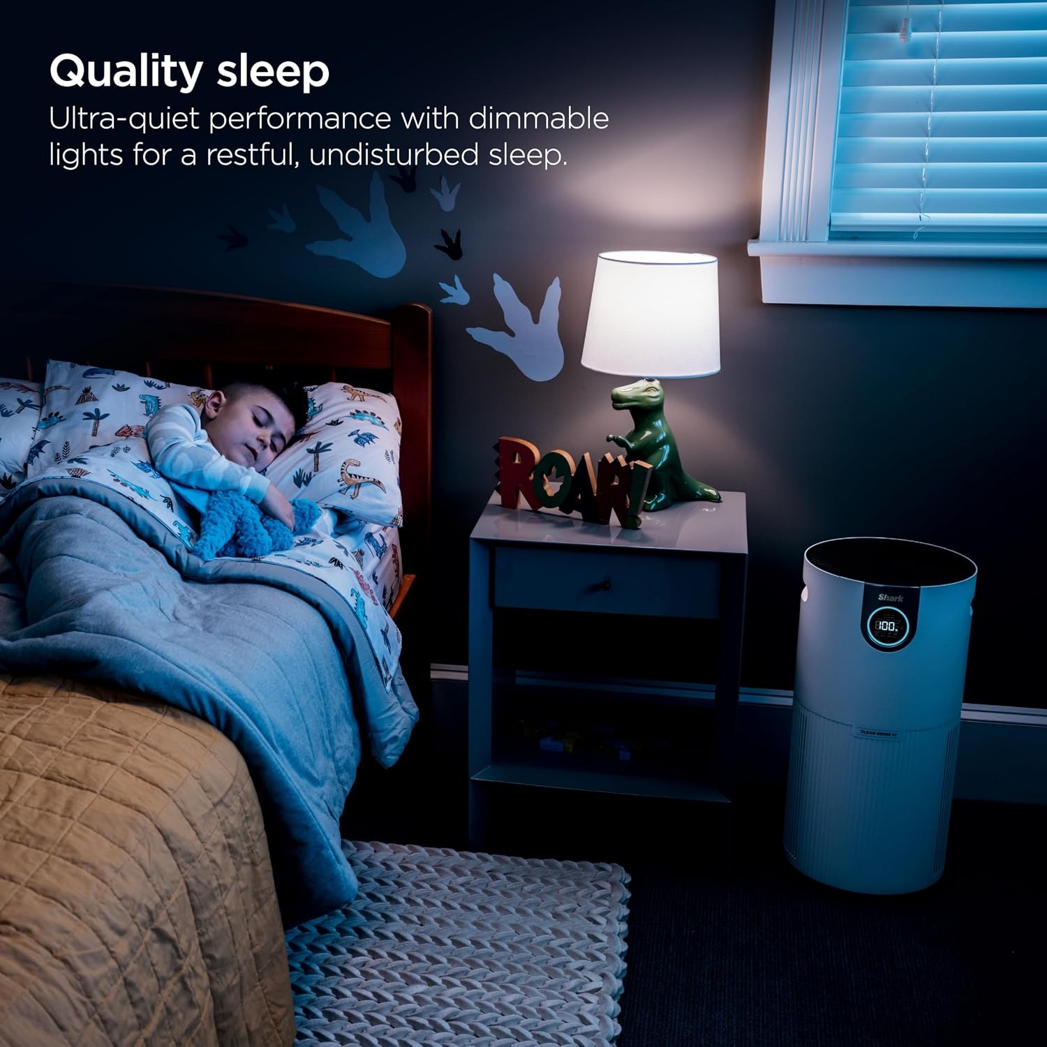 image:imageShark Clean Sense Air Purifier Max HP201 White1200 sq ft w Odor Neutralizer Tech
