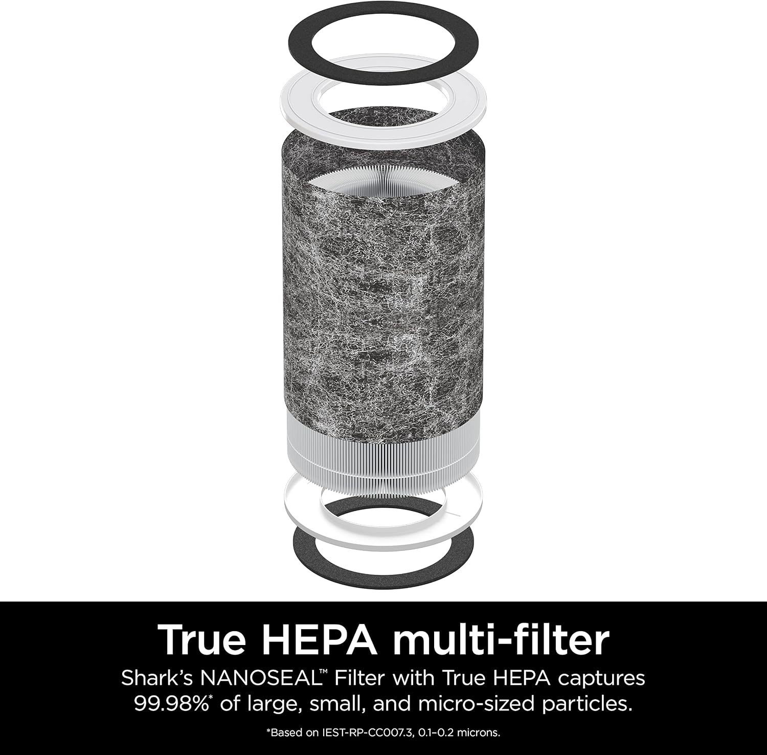 image:imageShark Clean Sense Air Purifier Max HP201 WhiteReplacement Filter