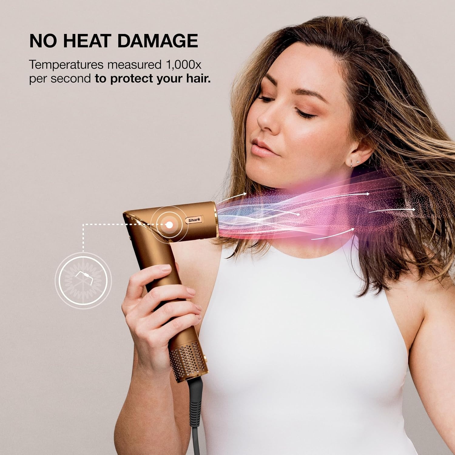 image:imageShark FlexStyle Air MultiStyler amp Drying System Coanda Copper HD433CPFlexstyleCopper