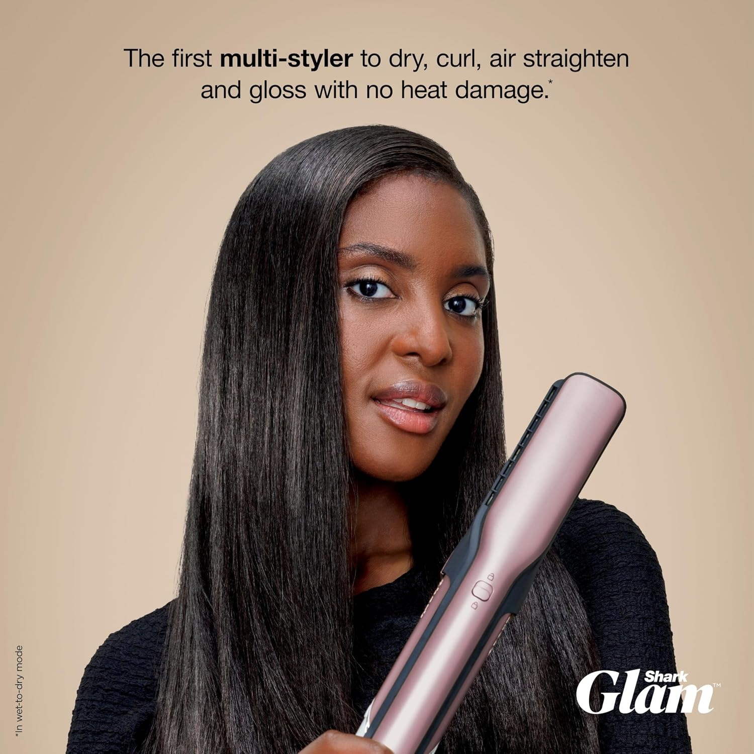 image:imageShark FlexStyle Glam CeramicPowerful Air StylingDrying System HD6051SPKStraight Wavy Hair Pink